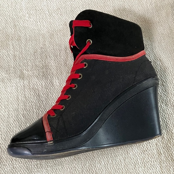 Sean John size 10 women’s Wedge Sneakers / boot / heeled shoes - Picture 13 of 16